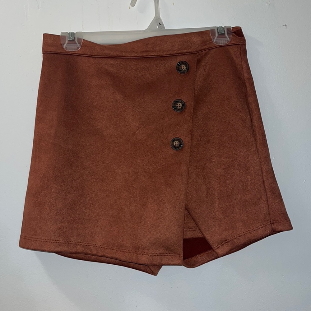 Velvet rust skort